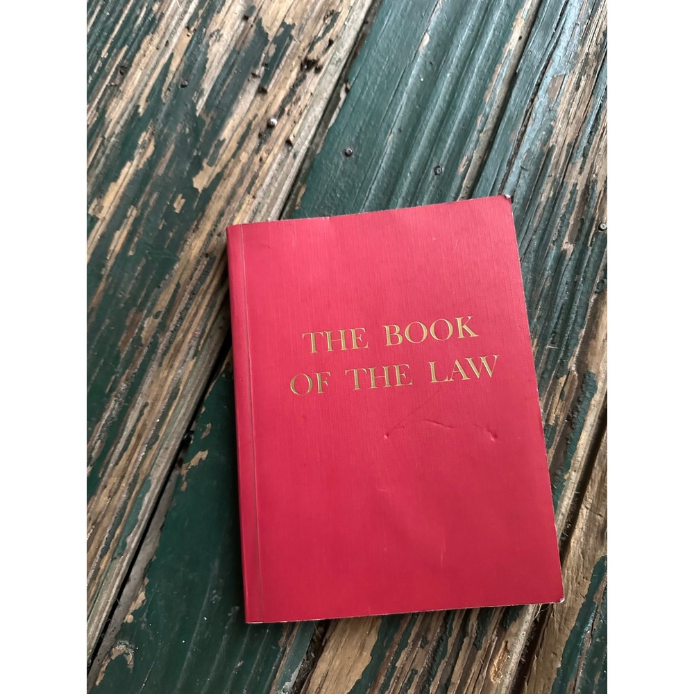 The Book of the Law Liber AL vel Legis Aleister Crowley Weiser Books Occult Red